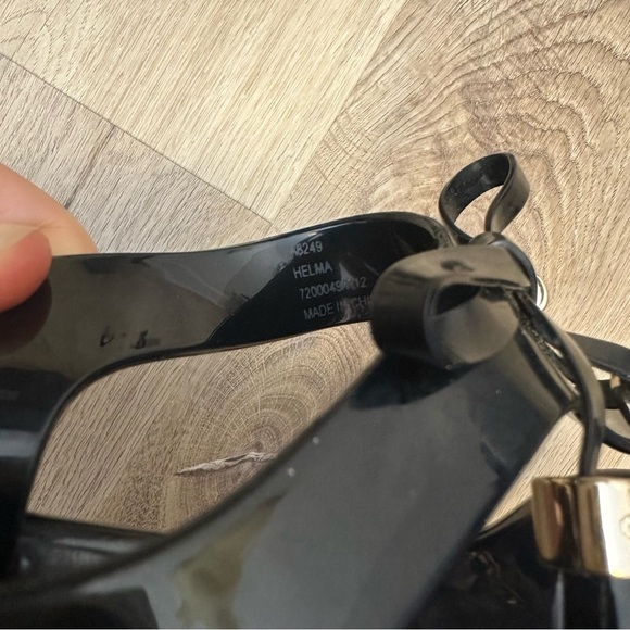 Coach Helma Black Patent Sandals size 9 - Picture 8 of 9